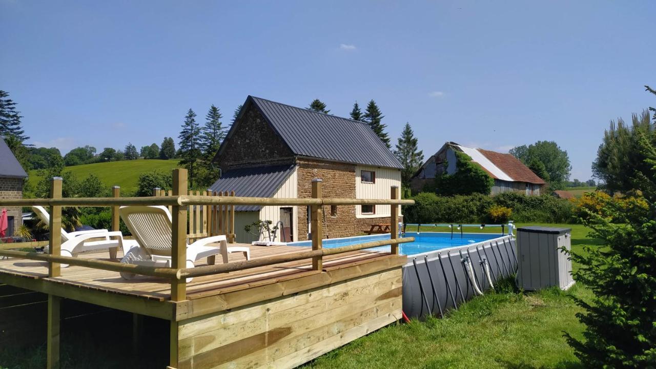 Gite "Home" - Piscine Juvigny Les Vallees Exteriör bild