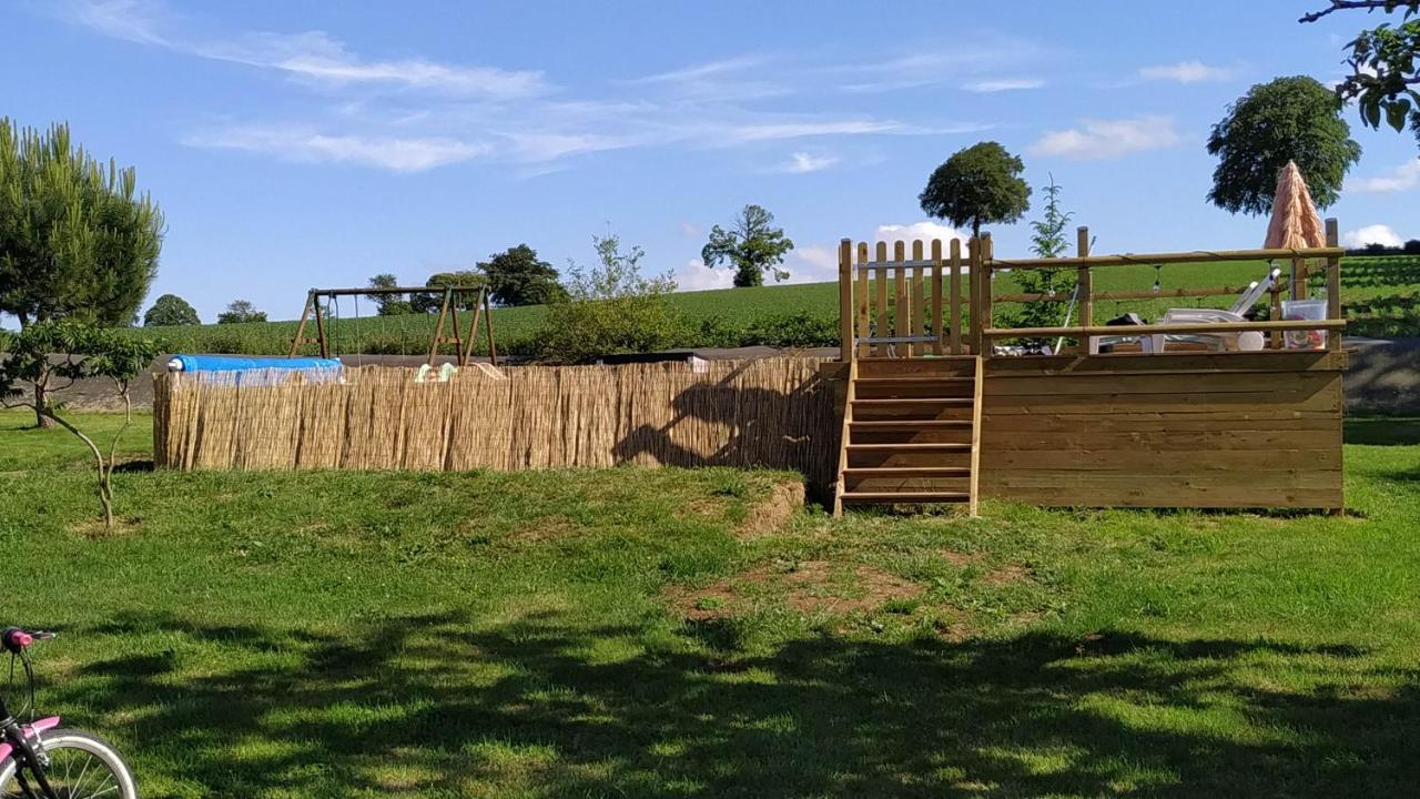 Gite "Home" - Piscine Juvigny Les Vallees Exteriör bild